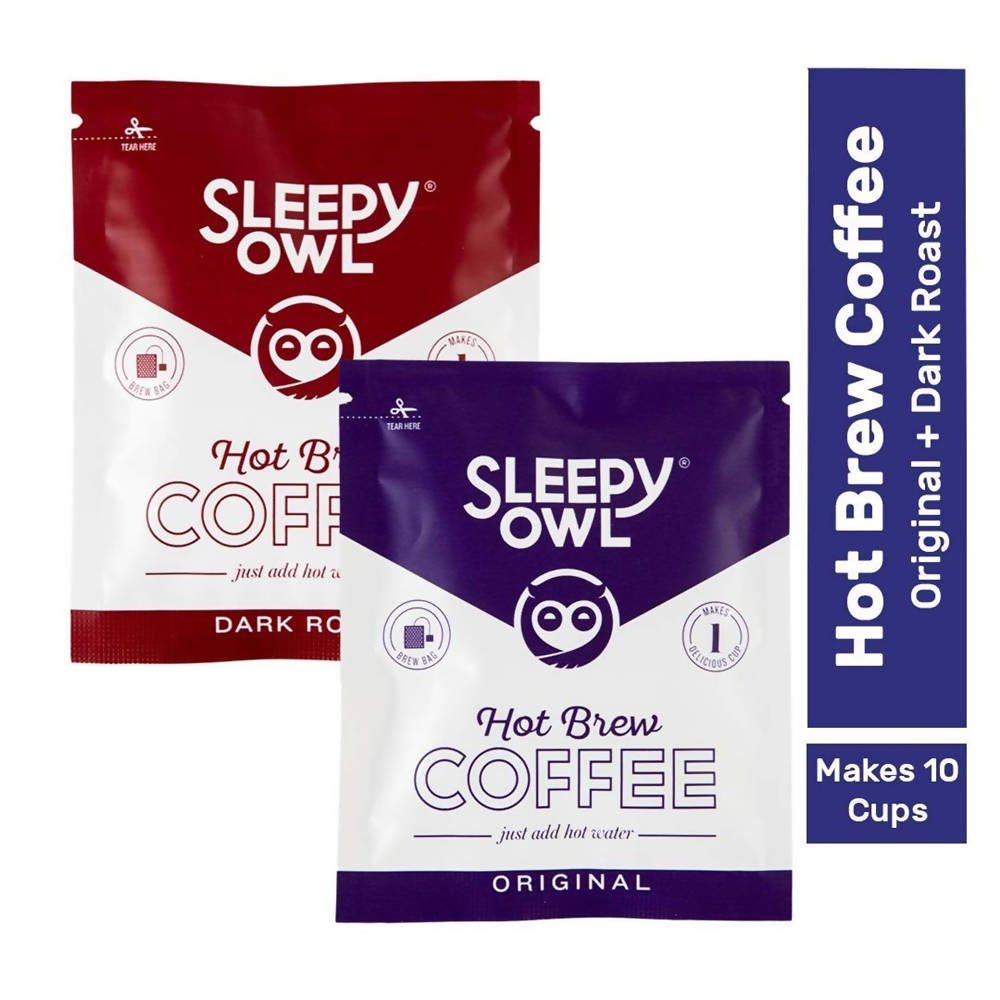 Sleepy Owl Hot Brew Coffee Combo | Grocsy