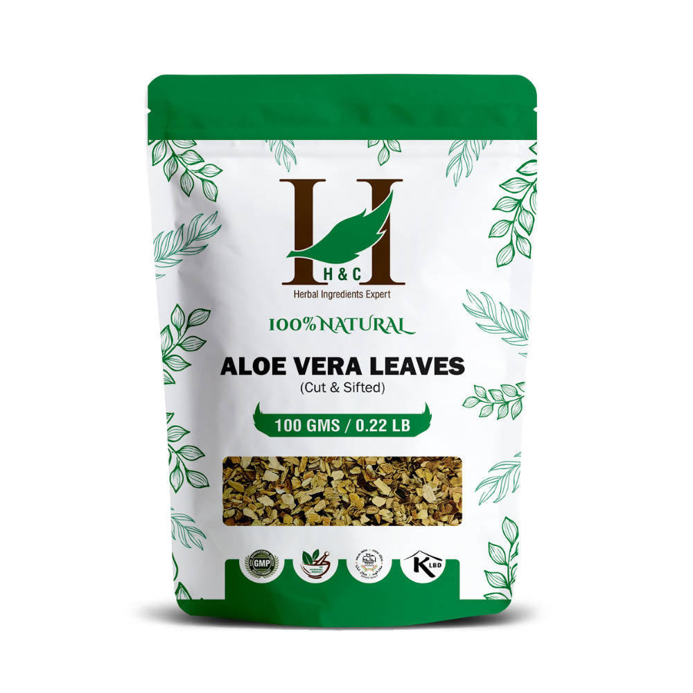 H&C Herbal Aloe Vera Leaves Cut & Shifted Herbal Tea Ingredient | Grocsy