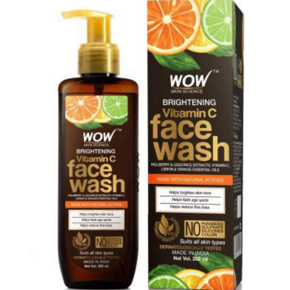 Wow Skin Science Brightening Vitamin C Face Wash | Grocsy