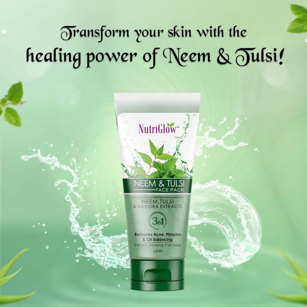 NutriGlow Neem & Tulsi Face Pack | Grocsy