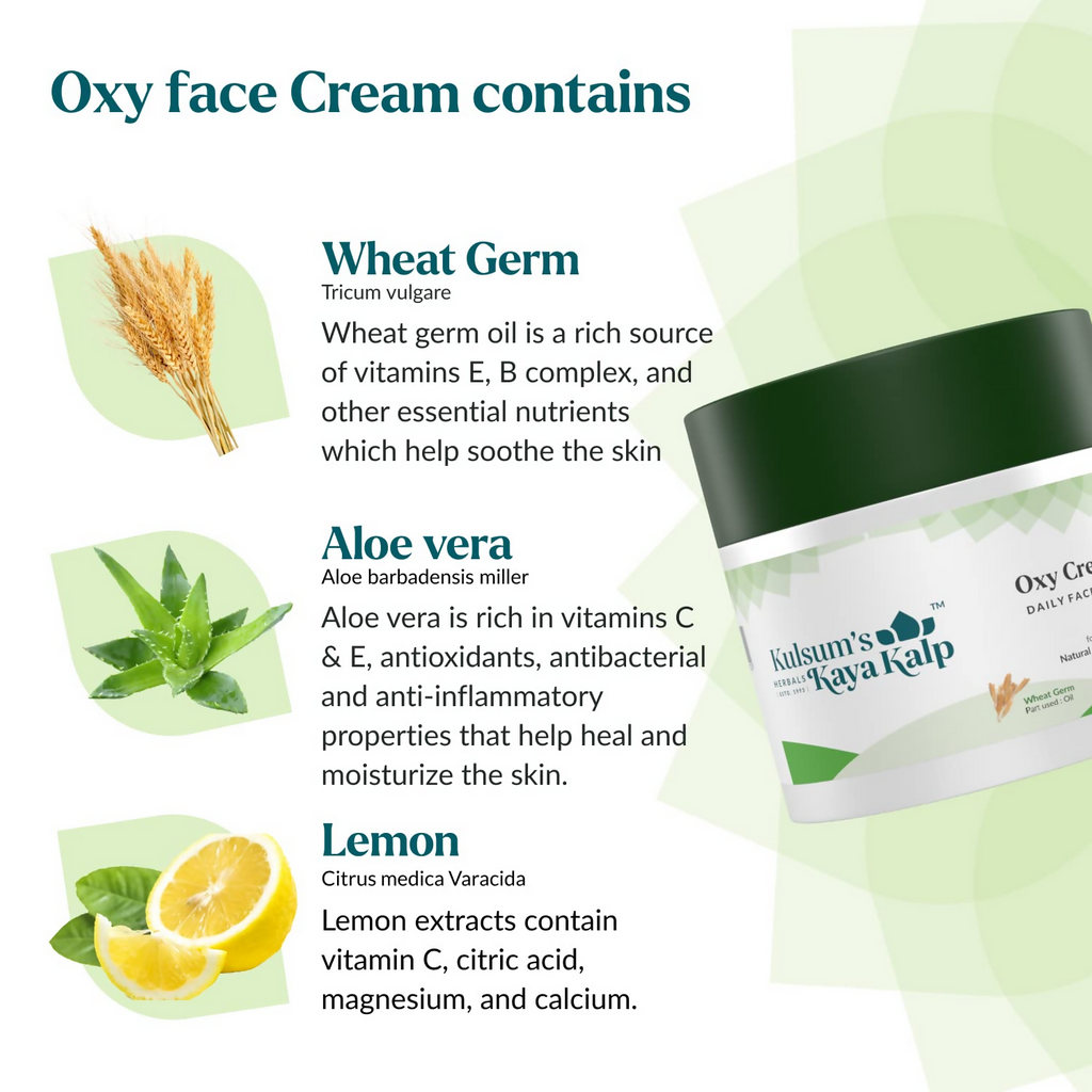 Kulsum's Kaya Kalp Oxy Cream For Natural Radiance | Grocsy