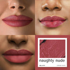 Bella Vita Organic Comfort Matte Bullet Lipstick - Naughty Nude | Grocsy