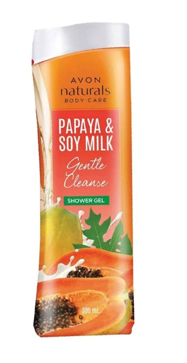 Avon Naturals Body Care Papaya & Soy Milk Shower gel | Grocsy