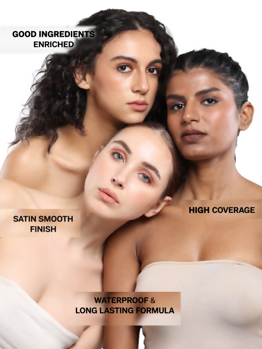 Flicka Cosmetics The Base Story Cream Foundation with SPF Waterproof Beige 02 | Grocsy