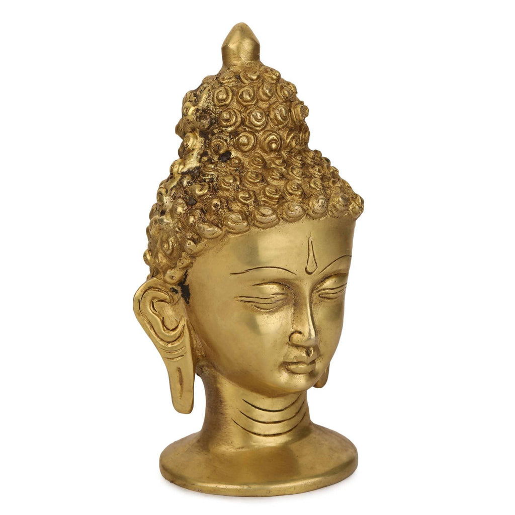 Devlok Buddha Monk Face Idol | Grocsy