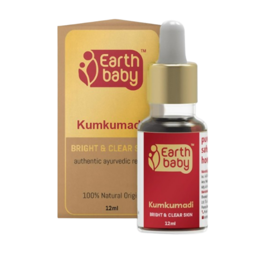 Earthbaby 100% Natural Origin Ayurvedic Kumkumadi Face Glowing Oil Tailam | Grocsy