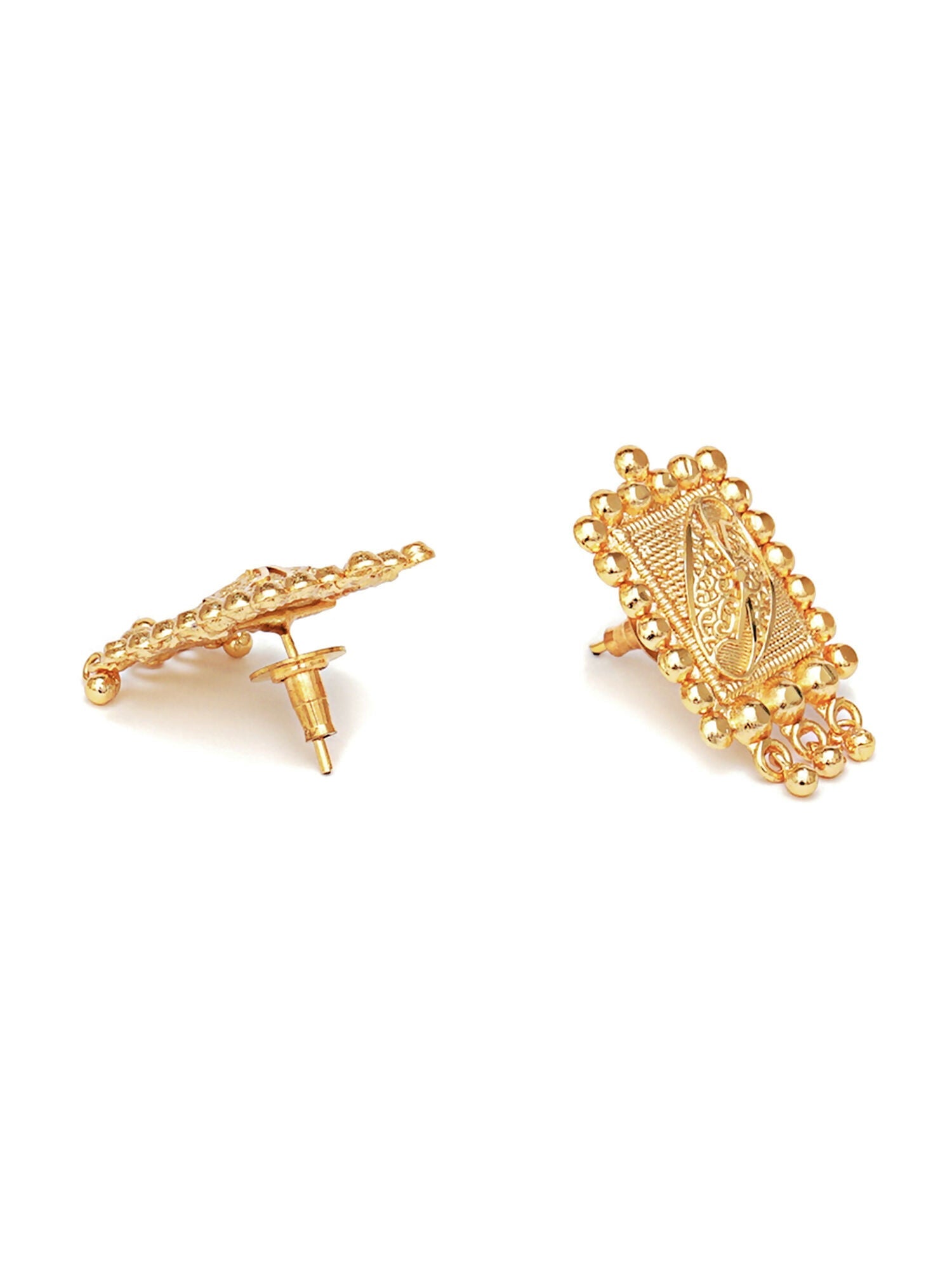 Gold plating jewellery set (Gold) - Ruby Raang | Grocsy