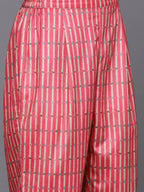 Ahalyaa Women's Traditional Wear Co-ods - Pink | Grocsy