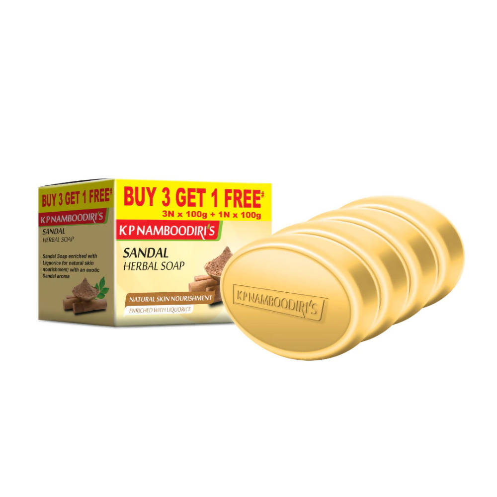 Kp Namboodiri's Sandal Herbal Soap | Grocsy