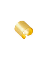 NVR Women Gold-Polished Adjustable Finger Ring | Grocsy