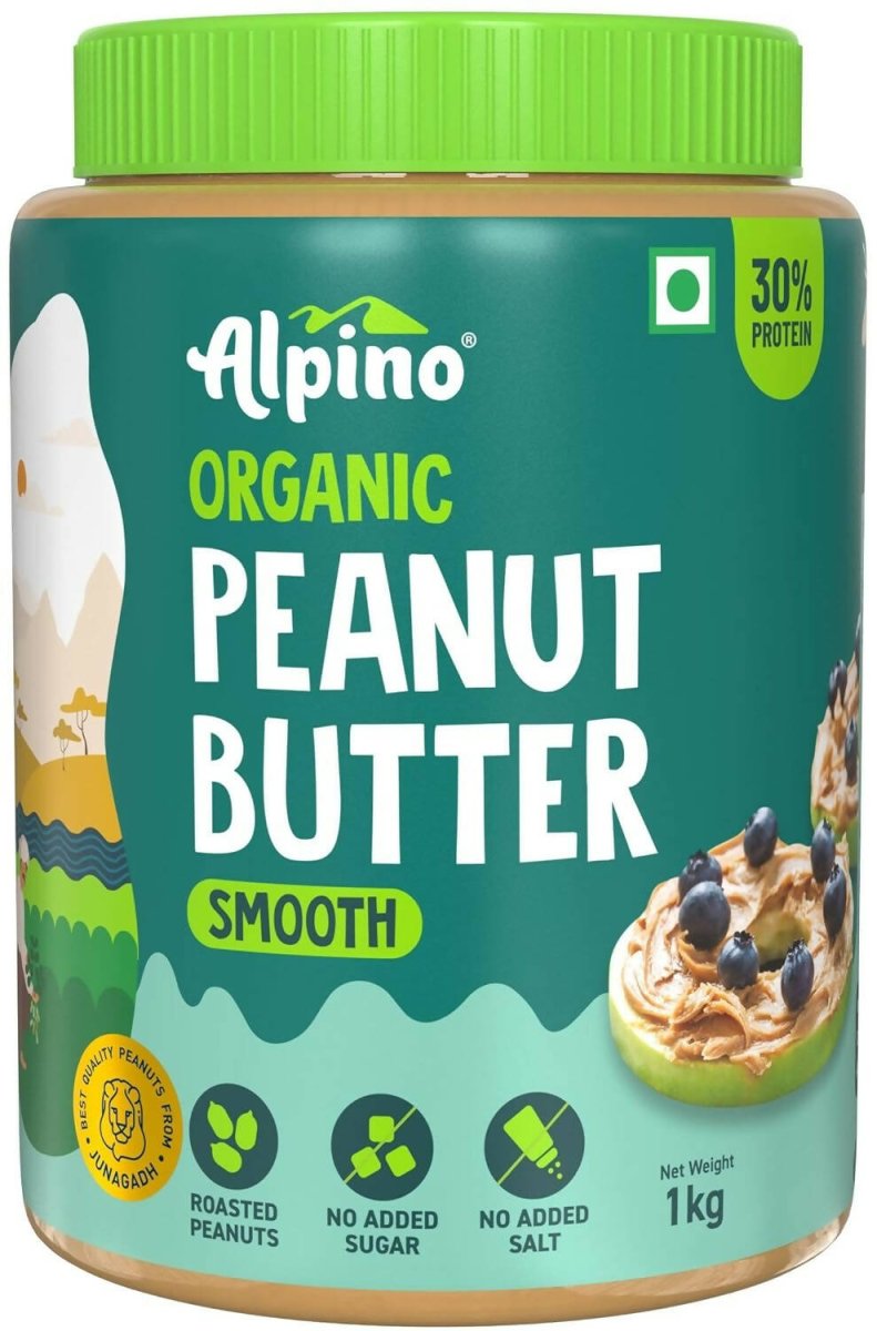 Alpino Organic Natural Peanut Butter Smooth