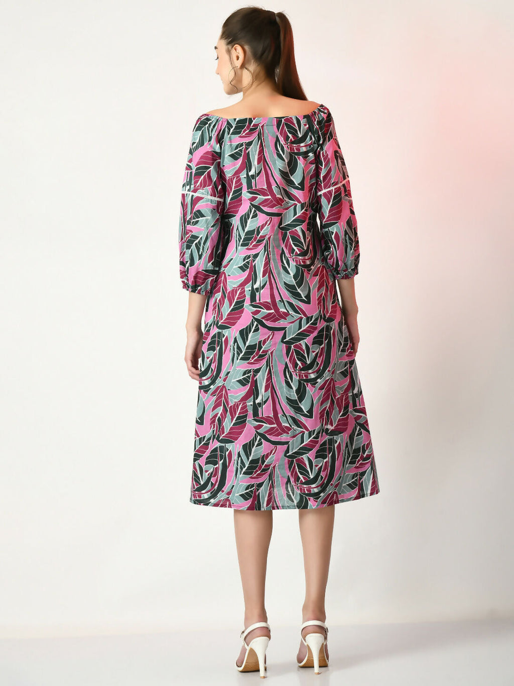 Myshka Women's Multi Printed Dress | Grocsy