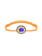 Designer kundan Rakhi - Ruby Raang | Grocsy
