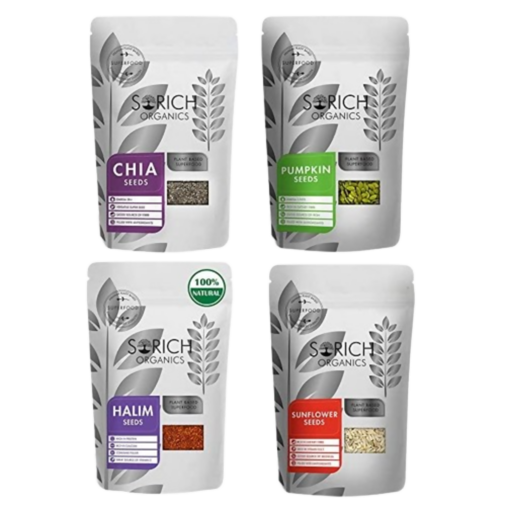 Sorich Organics Chia, Pumpkin, Sunflower and Halim Seeds | Grocsy