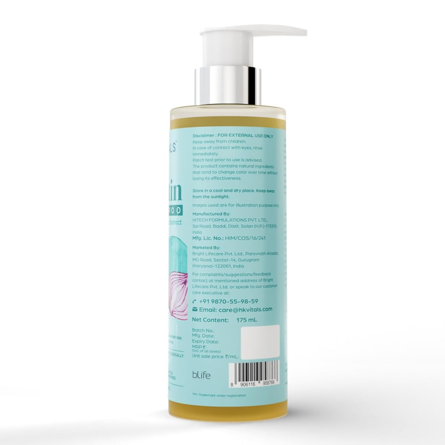 HK Vitals Natural Biotin Shampoo | Grocsy