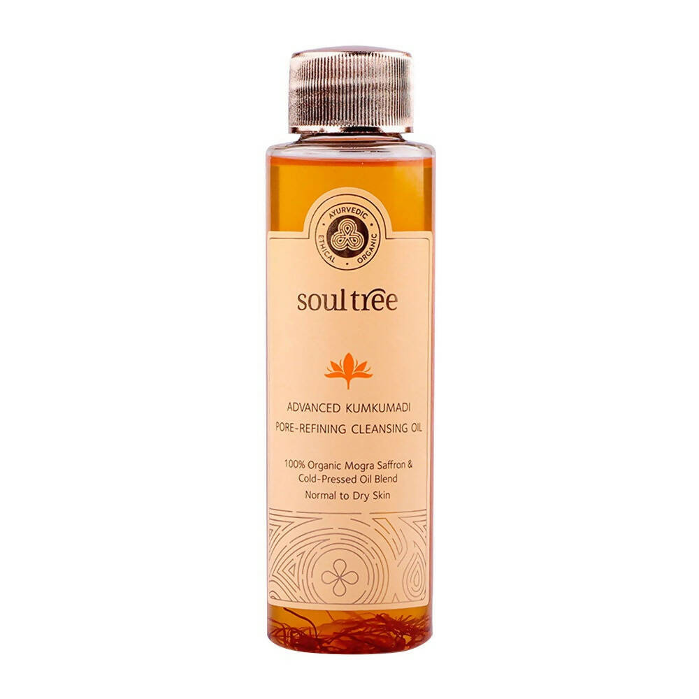Soultree Advanced Kumkumadi Pore-Refining Cleansing Oil | Grocsy