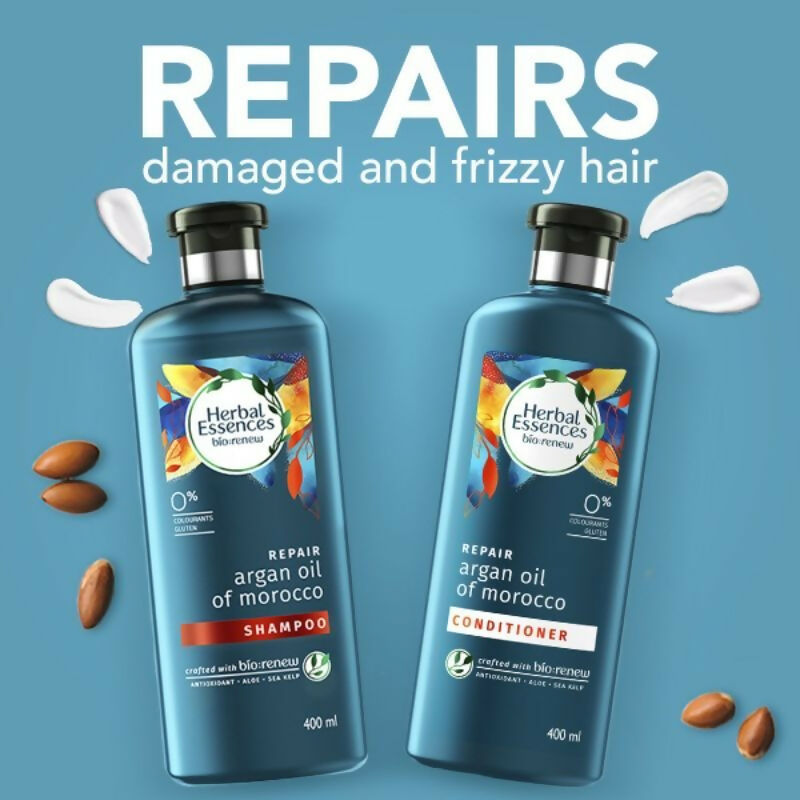 Herbal Essences Argan Oil Shampoo & Conditioner For Frizz - Combo | Grocsy