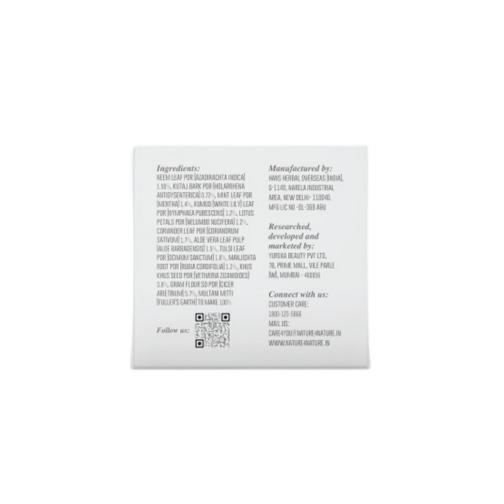 Nature4Nature De-Tan Face Pack For Glowing Skin | Grocsy