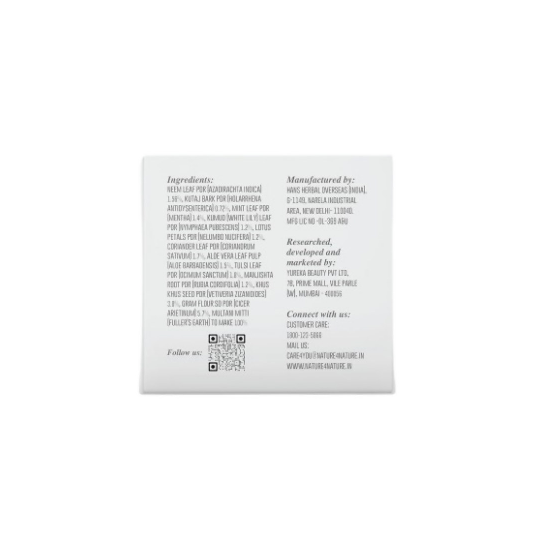 Nature4Nature De-Tan Face Pack For Glowing Skin | Grocsy