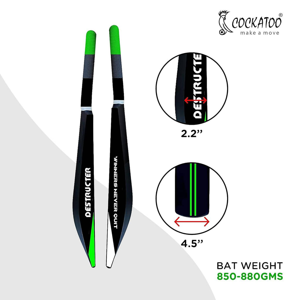 Cockatoo Destructor Plastic Cricket Bat | Grocsy