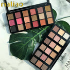 Maliao Professional Matte Look Glam 18 Colors Eyeshadow Palette | Grocsy