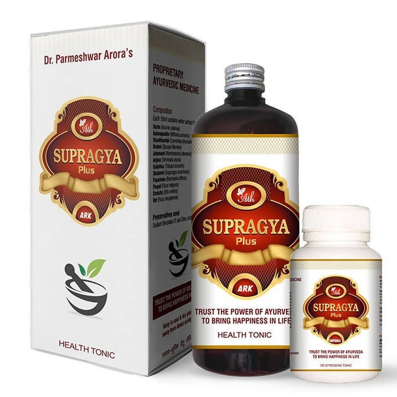 Ath Ayurdhamah Supragya Plus Ayurvedic Nerve Tonic | Grocsy