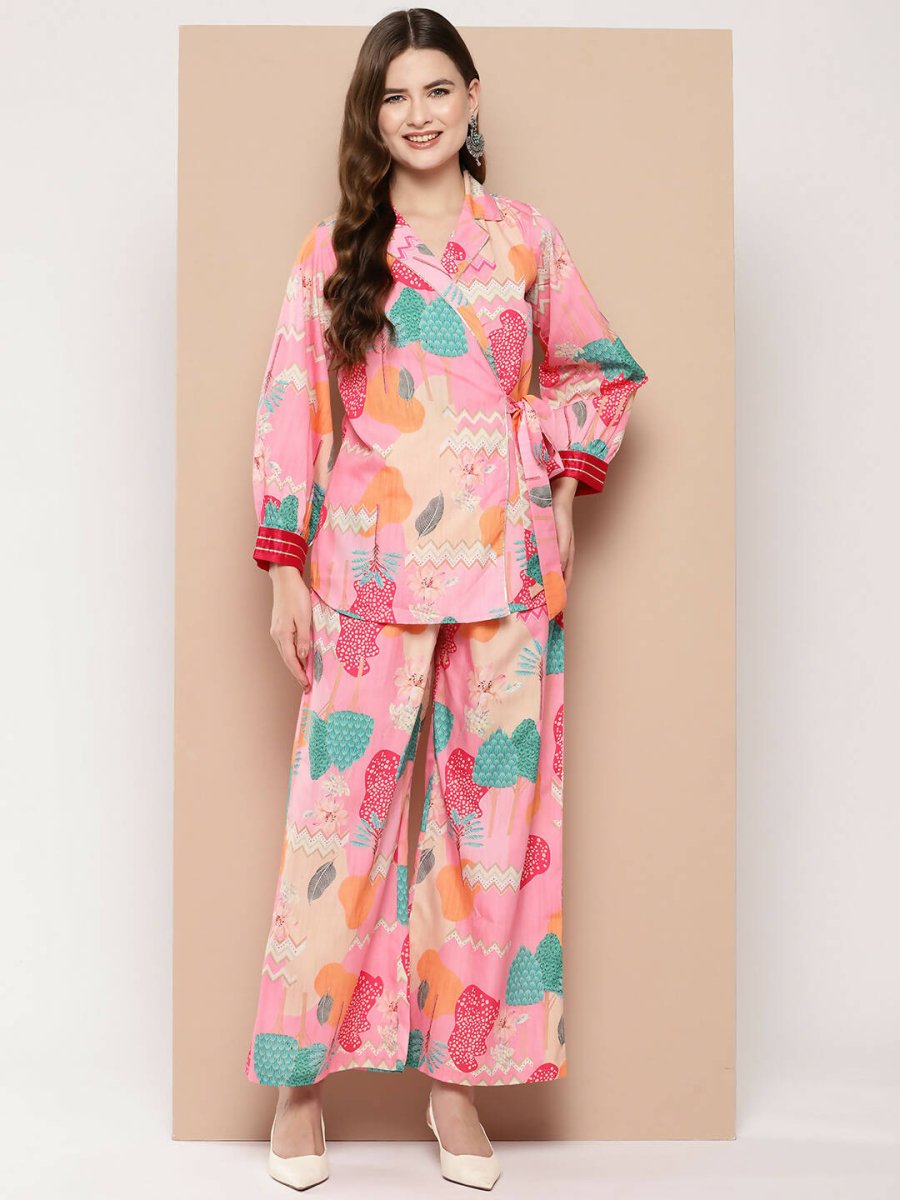 Ahalyaa Women's Traditional Wear Co-ods - Multi | Grocsy