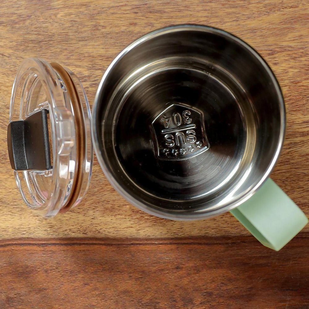 Udyan Tea Stainless Steel Insulated Mug - Mint Green | Grocsy
