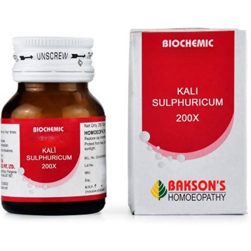 Bakson's Homeopathy Kali Sulphuricum Biochemic Tablets | Grocsy
