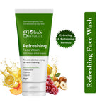Globus Naturals Refreshing Face Wash with Peach & Red Grapes | Grocsy