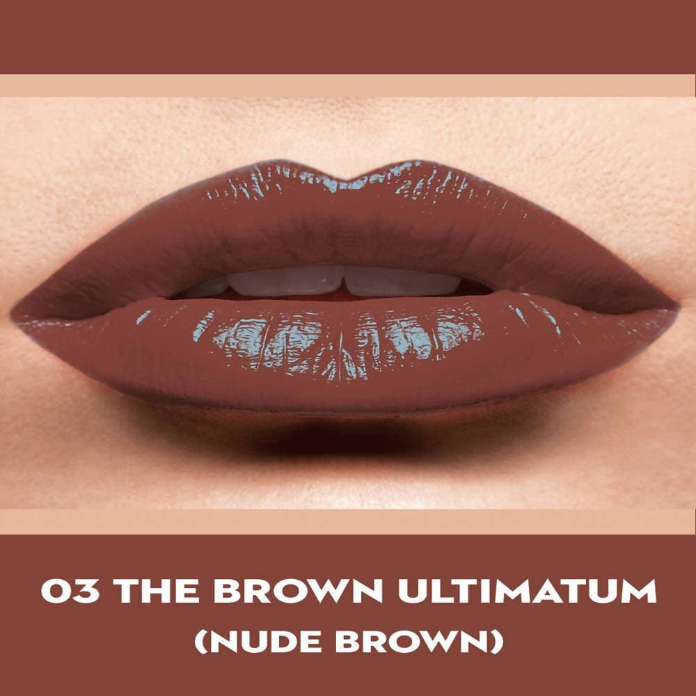 Sugar Never Say Dry Creme Lipstick - The Brown Ultimatum (Nude Brown) | Grocsy