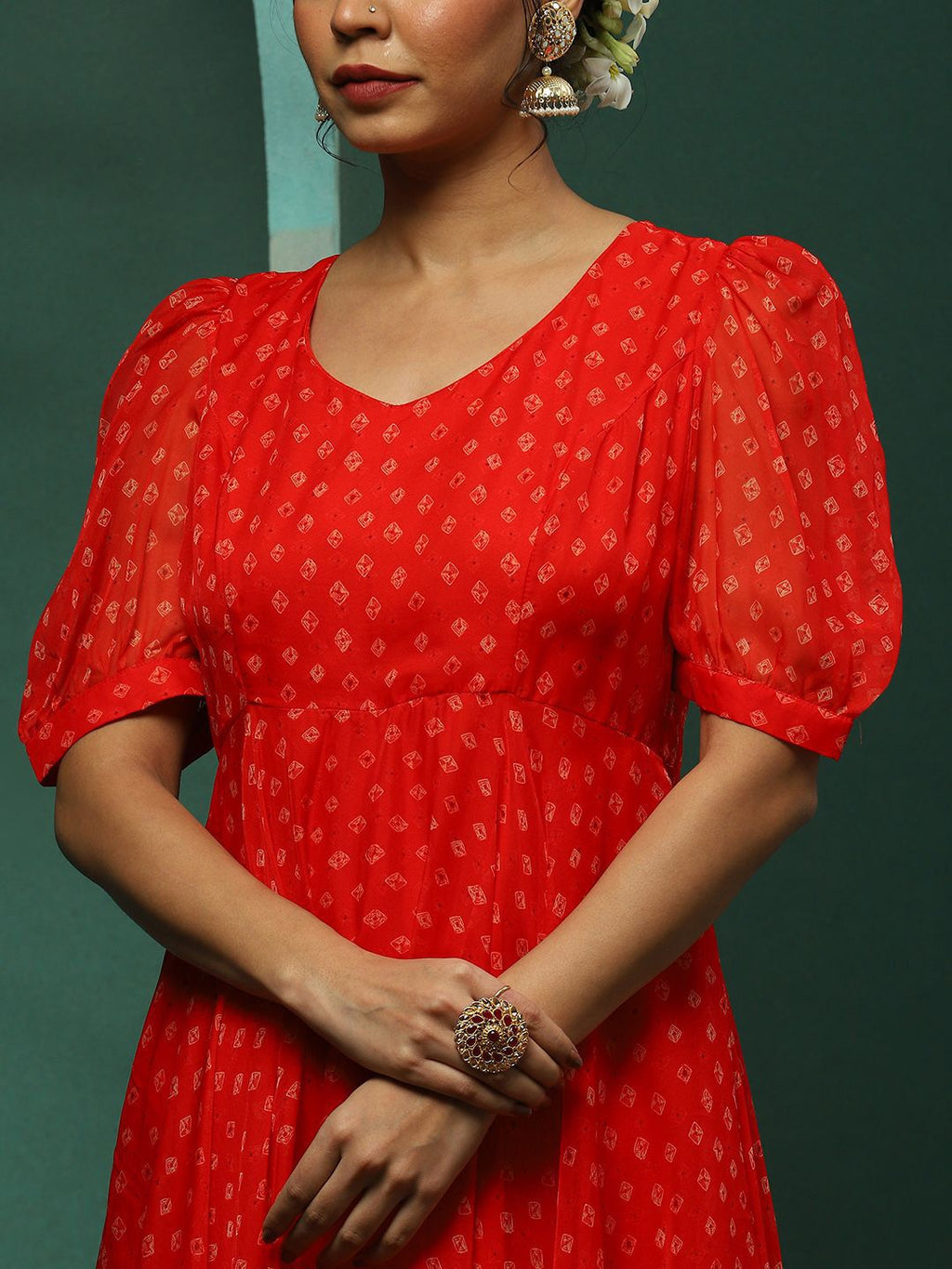 Sangria Printed Kurta & Trouser With Dupatta | Grocsy