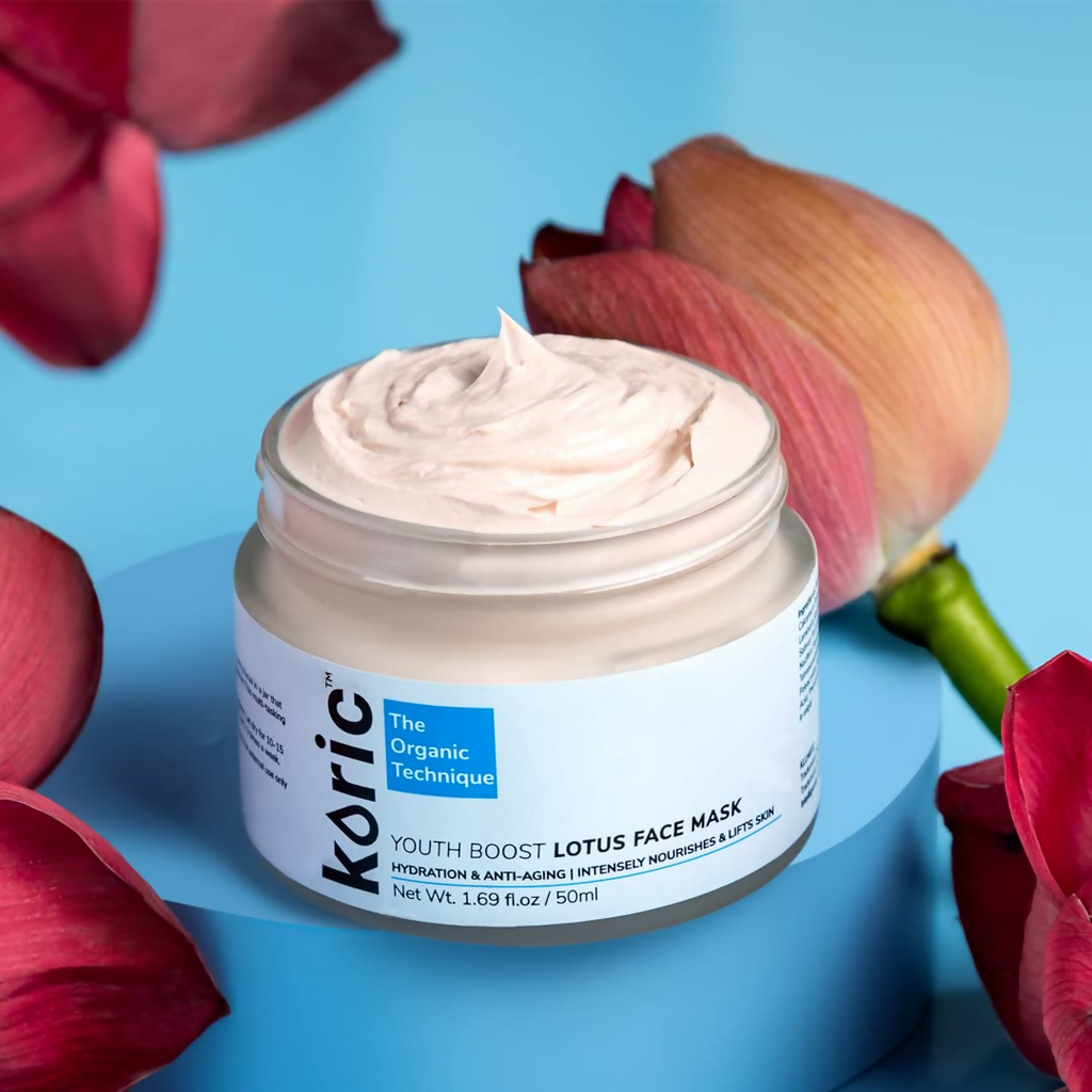 Koric Hydration & Anti-Aging Youth Boost Lotus Face Mask | Grocsy