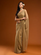 kasee Beads and Stones Embellished Saree | Grocsy