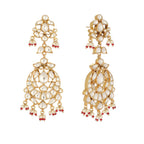 Nuyug 22K Gold Plated Serenoor Pearl Chandbali Earrings | Grocsy