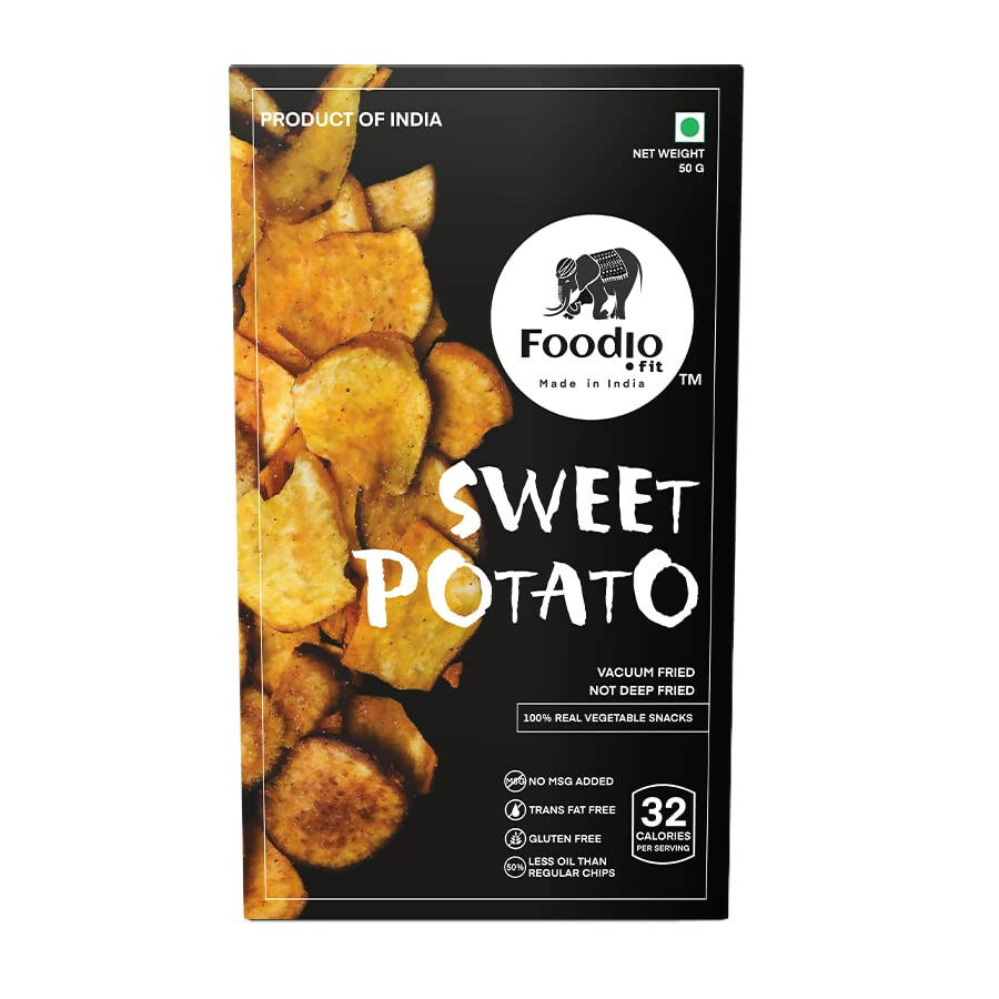 Foodio Sweet Potato Vacuum Fried Chips | Grocsy
