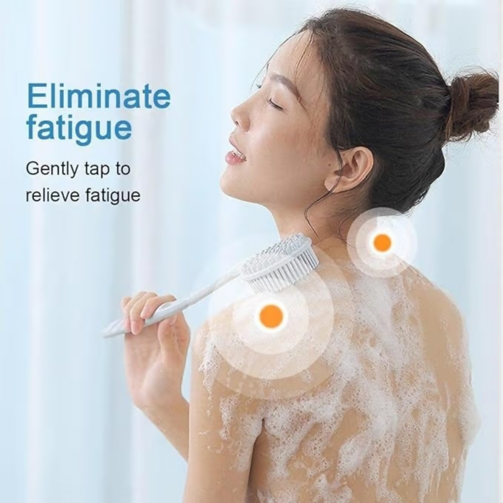 Bronson Professional Back Cleansing Scrubber Silicone Bath Brush | Grocsy