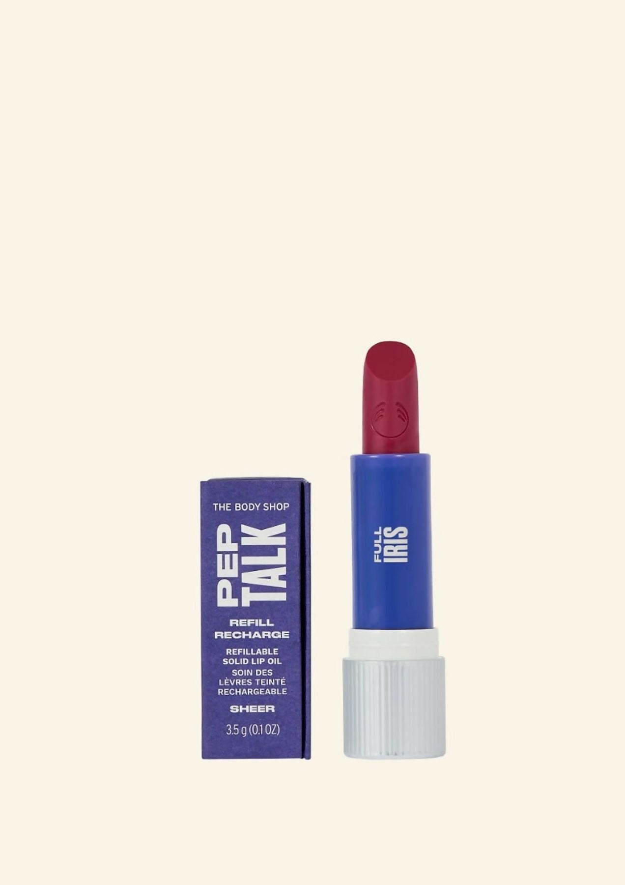 The Body Shop Peptalk Flower Lip Oil Refill- Iris | Grocsy