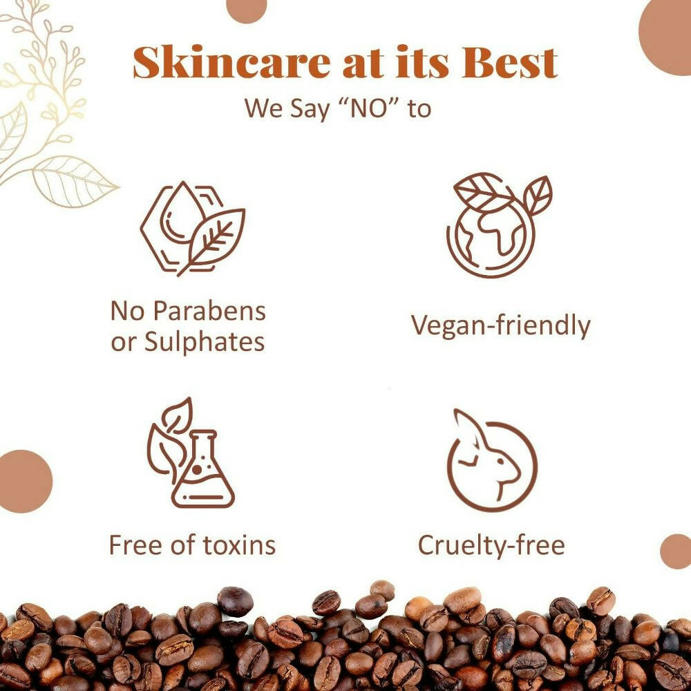 NutriGlow NATURAL'S Coffee Face Cleanser with Yogurt & Honey for Blackhead Removal Face Wash | Grocsy