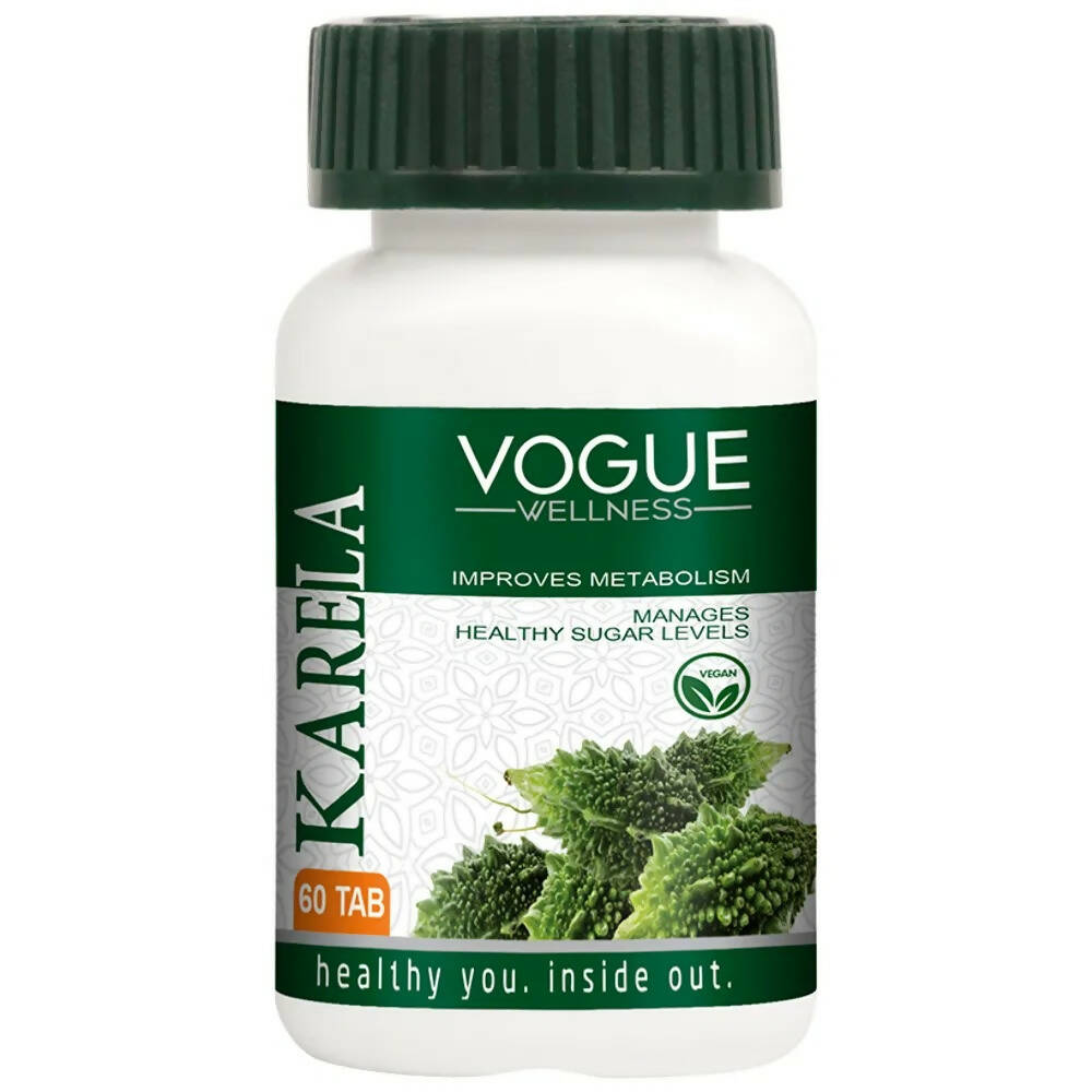 Vogue Wellness Karela Tablets | Grocsy