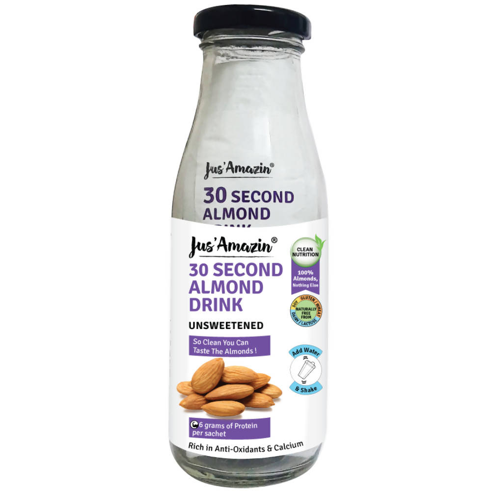 Jus Amazin 30-Second Almond Drink Unsweetened | Grocsy