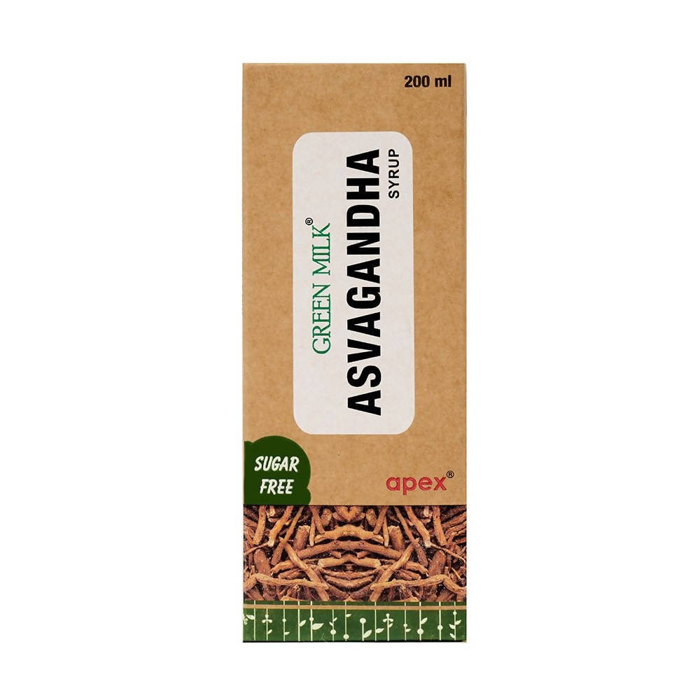 Apex Ayurvedic Green Milk Asvagandha Syrup | Grocsy