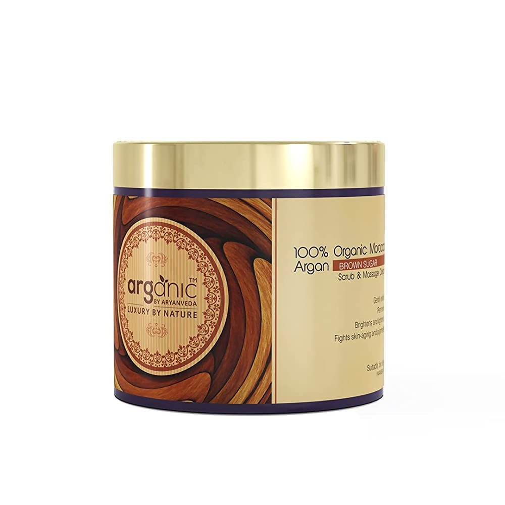 Aaryanveda Arganic Exfoliating Face Scrub | Grocsy