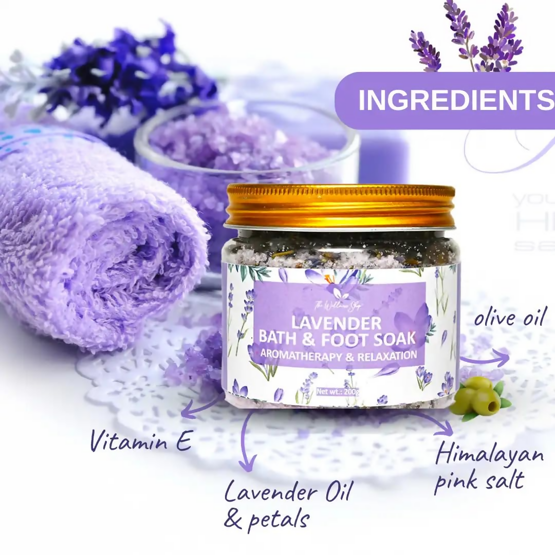 The Wellness Shop Lavender Bath & Foot Soak | Grocsy
