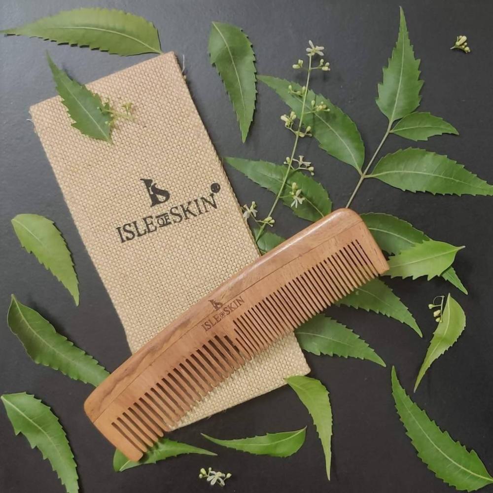 Isle Of Skin Neem Comb - Without Handle | Grocsy