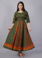 Vamika Multicolor Cotton Printed Party/Casual Wear Kurti (GAM20K) | Grocsy