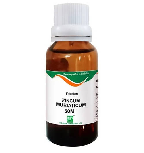 Bio India Homeopathy Zincum Muriaticum Dilution | Grocsy