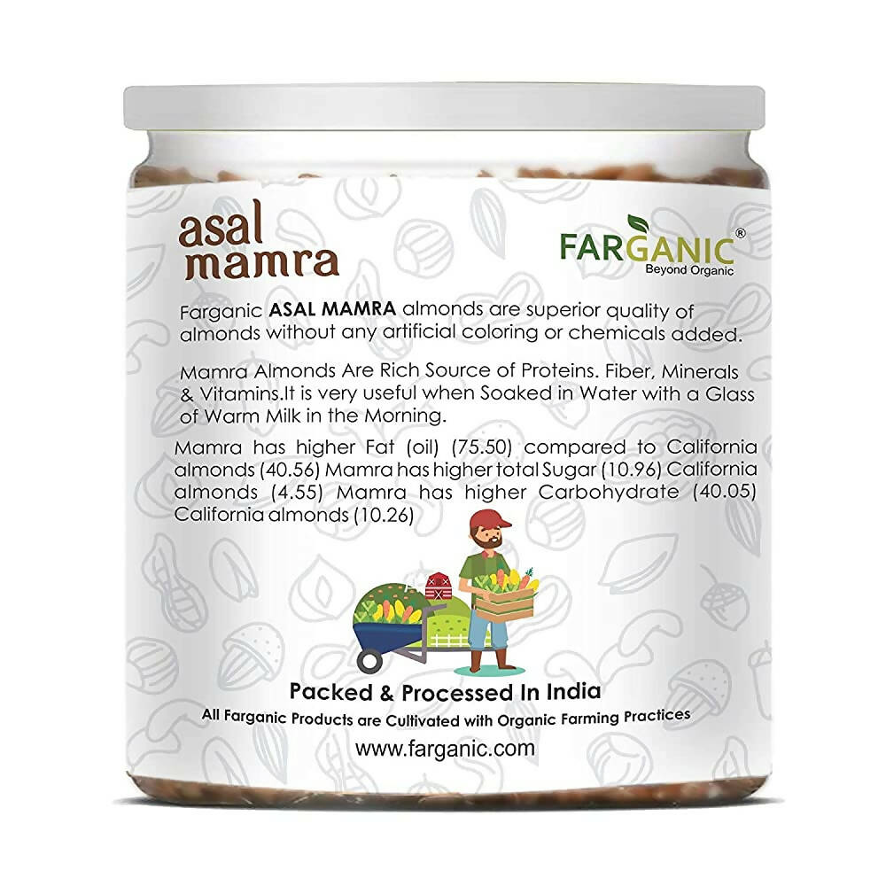 Farganic Asal Mamra Almonds | Grocsy