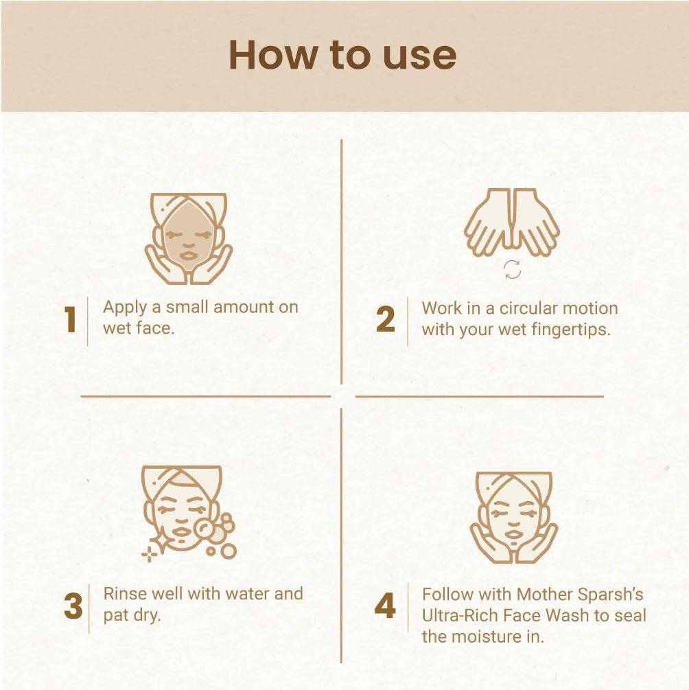 Mother Sparsh Plant Powered Ultra-Rich Face Wash | Grocsy