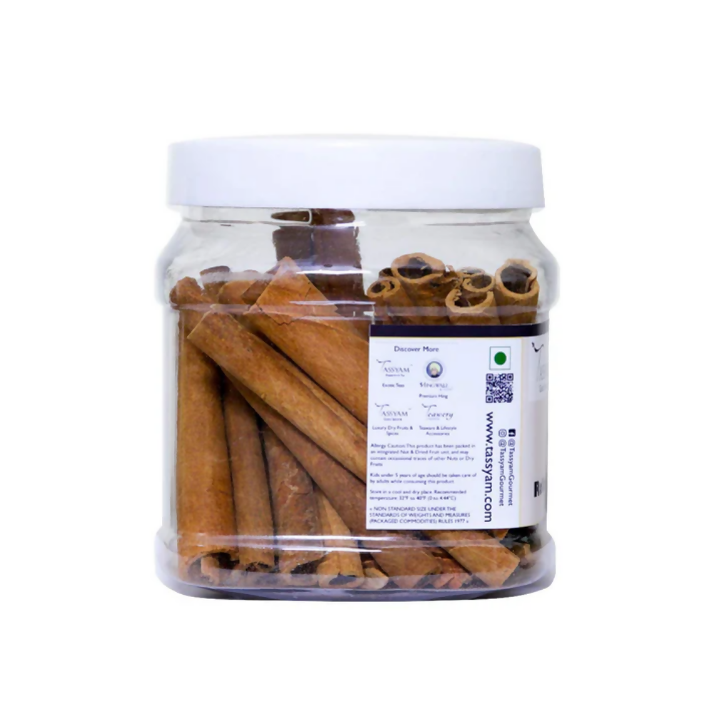 Tassyam Organics Premium Rolled Cinnamon Sticks | Grocsy
